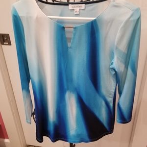 Calvin Klein water color blouse